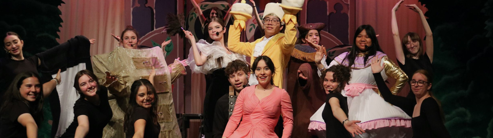 the student cast of beauty and the beast